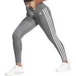 adidas Legging moulant taille haute 7/8 pour femme - 3 bandes - Taille M