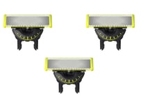 3-pack 360 rakblad kompatibel med Philips Oneblade Replacement