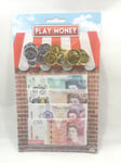 Play Money Childrens Kids Toy Pretend Role Shops Cash £ Pound Notes Coins