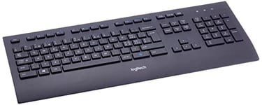 Logitech K280e Pro Wired Business Keyboard, QWERTZ Swiss Layout - Black