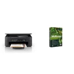 Epson Expression Home XP-2150 Print/Scan/Copy Wi-Fi Printer, Black & Multicopy Zero A4 Paper, 80gsm, 500 sheets