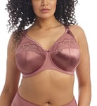 Elomi Women's Cate Underwire Full Cup Banded Bra Coverage,Rosewood,42DD