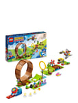 Sonic The Hedgehog Sonic's Green Hill Z Loop Challenge Patterned LEGO