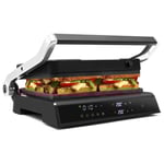 3-i-1 1800W Panini pressgrill med non-stick plattor elektrisk grill