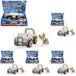 Paw Patrol, Tracker’s Jungle Cruiser Vehicle with Collectible Figure, for Kids Aged 3 and up (Pack of 5)