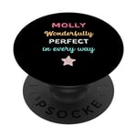 Mignon Molly personnalisé merveilleusement parfait dans tous les sens PopSockets PopGrip Interchangeable