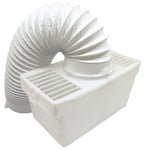 ELECTRA TUMBLE DRYER VENTED CONDENSER BOX KIT + VENT HOSE WALL MOUNTABLE    2532