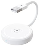 Trådløs Apple CarPlay adapter - USB-A/USB-C - Hvid