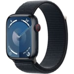 Apple Watch Series 9 GPS + Cellular - 45mm - Boîtier Midnight Aluminium - Bracelet Midnight Sport Loop