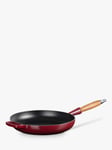Le Creuset Cast Iron Signature Frying Pan with Wood Handle