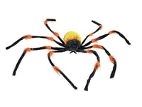 Europalms 83314679 Araignée pour Halloween, Pieds pliants, 110 x 110 x 12 cm, Multicolore, Taille Unique