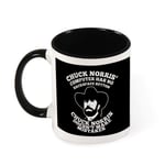 Chuck Norris Doesnt Make Mistakes Quote Ceramic Coffee Mug Tea Mug,Gift for Women, Girls, Wife, Mom, Grandma,11 oz