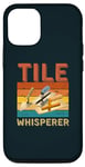 iPhone 15 Pro Tile Whisperer Retro Vintage Tile Setter Tile Worker & Tiler Case