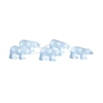 Konstsmide Isbjörnar akryl 5st LED (Asia selvä)