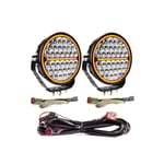 Strands Siberia Night Ranger 9" lyspakke 2x og kabelsett