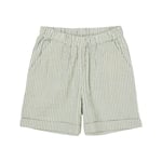 Copenhagen Colors GOTS Sporty Bäckebölja Shorts Green Cream Stripe | Grön | 92 cm