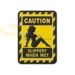 3D Rubber Patch: Slippery when Wet