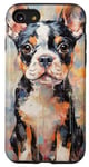Coque pour iPhone SE (2020) / 7 / 8 Peinture unique pour amoureux de chiens Boston Terrier