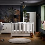 Obaby Stamford Luxe Sleigh 3 Piece Nursery Set - White