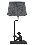 Nilsson bordlampe m/lampeskjerm E27 - Svart/Hvit