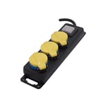 Bloc multiprise étanche 3x16A avec interrupteur - 3m (SCH)
