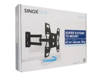 Sinox One - Konsol - Justerbar Arm Med Full Rörlighet - För Lcd-Display - Svart - Skärmstorlek: 40"-84" - Väggmonterbar