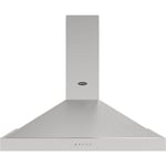 Belling Cookcentre 90PYR 90cm Chimney Cooker Hood - Stainless Steel