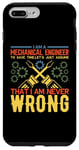 Coque pour iPhone 7 Plus/8 Plus I'm A Mechanical Engineer Gears Engineering Job Titiles