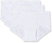 Sloggi Women's 24/7 Microfibre MIDI 3 Pack Waist briefs,White,16