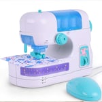 smzzz HOME GARDEN Mini Portable Kid's Sewing Machine electric Handmade Electric Sewing Style Craft DIY Making Toys Boys and Girls Play House Birthday Gifts Electric Sewing Style Craft Toys