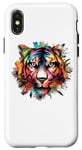 iPhone X/XS Tiger Watercolor Zoo Animal Park Wild Cat Jungle Case