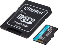 Kingston Canvas Go! Plus - microSD-muistikortti - 128 gt