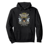 Whisky Design Cool Quote Single Malt On The Rocks Whisky Pullover Hoodie