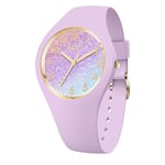 Ice-Watch - ICE glitter Lilac cosmic - Montre violette pour femme avec bracelet en plastique - 022570 (Small -)