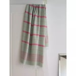 Extra stor Hamamhandduk XXL EGE 160x220 (Sage/Fuchsia)