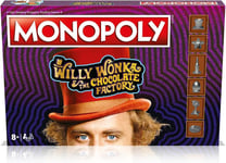 WILLIE WONKA AND THE CHOCOLATE FACTORY MONOPOLY TRADING FAMILY BOARD GAME