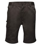 Regatta Men Professional Pro Cargo Hardwearing Water Repellent Shorts - Black, Size: 28"