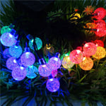 20/30 Led Solar String Light Ball Lamp Home Christmas Decoration 20 Colorful