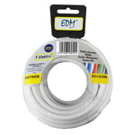 Kabel EDM 3 x 1 mm Hvid 5 m