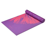Gaiam Premium Print Reversible Yoga Mat, Dandelion Roar, 6mm