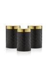 Gatsby Set of 3 Diamond Canisters