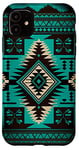 iPhone 11 South West Turquoise Native American Aztec Pattern Case