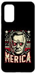 Coque pour Galaxy S20 Franklin D. Roosevelt Funny July 4th American US Flag Merica