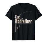 The Rodfather funny fishing dad fisherman vintage design T-Shirt