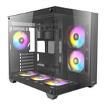Antec CX800 RGB Elite Mid Tower Tempered Glass Black PC Gaming Case
