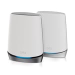 NETGEAR Orbi NBK752 5G Router | WiFi 6 Mesh System | Router with 1 Satellite Extender | Coverage up to 5,000 sq. ft, 40 Devices | AX4200 (Up to 4.2Gbps)