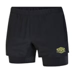 Umbro Mens Pro Training Elite Hybrid Shorts - S