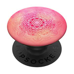 Pink Mandala Pop Mount Socket Cute Designed Divine Mandala PopSockets Grip and Stand for Phones and Tablets