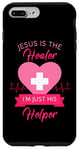 iPhone 7 Plus/8 Plus Christian Nurse Women’s Jesus The Healer Gospel Graphic RN Case