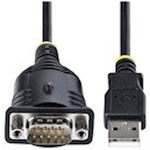 StarTech.com 3ft (1m) USB to Serial Cable, DB9 Male RS232 to USB